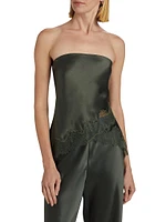 Odessa Silk Strapless Cami