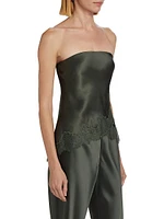 Odessa Silk Strapless Cami