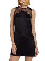 Farrah Lace Yoke Minidress