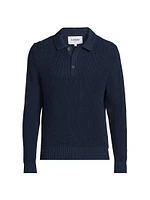 Cotton Polo Sweater
