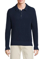 Cotton Polo Sweater