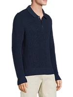 Cotton Polo Sweater