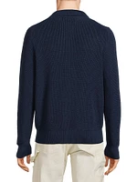 Cotton Polo Sweater