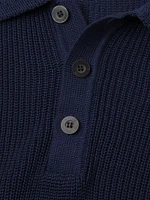 Cotton Polo Sweater