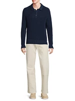 Cotton Polo Sweater