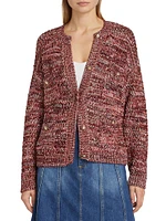 Bran Marled Metallic Cardigan