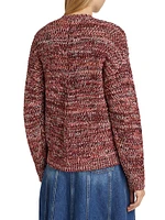 Bran Marled Metallic Cardigan