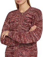 Bran Marled Metallic Cardigan