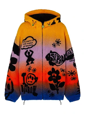 Trippy Teddy Graffiti Coat