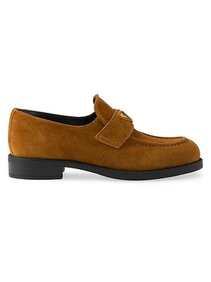 Suede Loafers