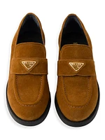 Suede Loafers