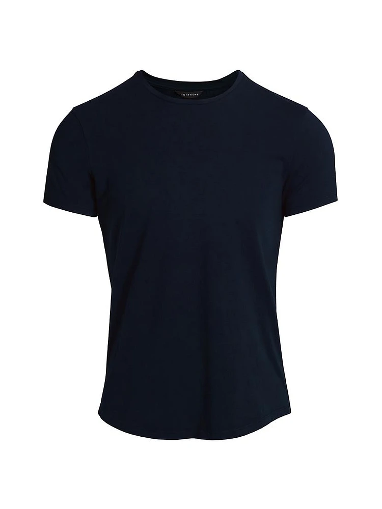 Dann Cotton Slim Crewneck T-Shirt