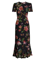 Ink Fleur Grande Lulani Maxi Dress