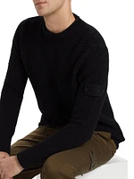 Wool Mock Turtleneck Sweater