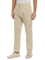 Stretch Cotton-Blend Cargo Pants