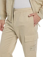 Stretch Cotton-Blend Cargo Pants