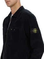 Corduroy Patch Pocket Overshirt