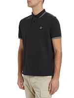 Cotton-Blend Patch Polo Shirt