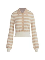 The Belle Striped Polo Top