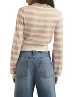 The Belle Striped Polo Top