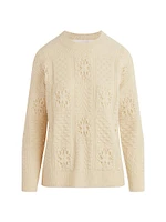 Jovie Wool-Blend Crewneck Sweater