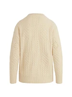 Jovie Wool-Blend Crewneck Sweater