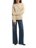 Jovie Wool-Blend Crewneck Sweater