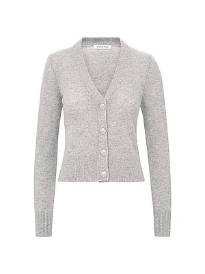 Solene Cashmere V-Neck Cardigan