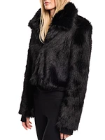 Brandi Faux-Fur Bolero Jacket