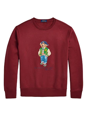 Varsity Polo Bear Fleece Sweatshirt