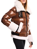 Heidi Shearling Down Jacket