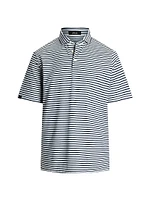 Tour Striped Piqué Polo Shirt