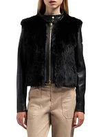 Luna Leather & Shearling Jacket