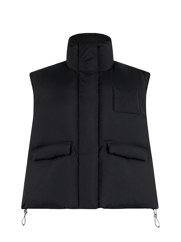 Katrina Down Stand-Collar Vest