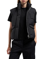 Katrina Down Stand-Collar Vest