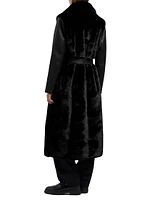 Bunny Tolina Faux-Fur Trench Coat