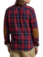 Flannel-Clrnrelbps-Long Sleeve-Sport Shirt