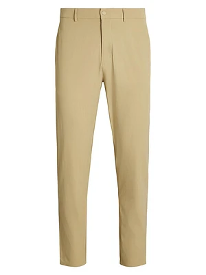 Matte Stretch-Nylon Straight-Fit Pants