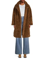 Curly Faux-Fur Coat