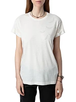 Anya Wings Crystal-Embellished T-Shirt