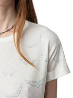 Anya Wings Crystal-Embellished T-Shirt