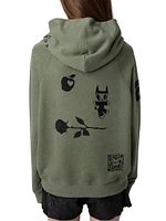 Georgy Studded Graphic Hoodie