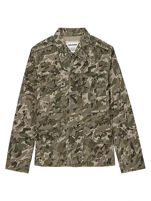 Krisa Camouflage Utility Jacket