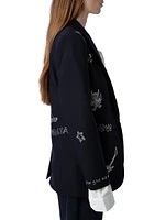 Valse Crystal-Embellished Blazer