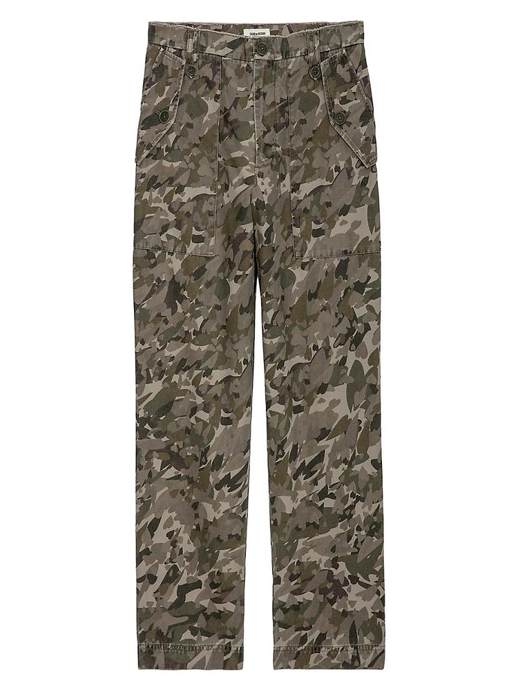 Pilote Canvas Camouflage Pants