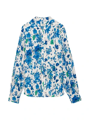 Twina Crêpe Garden Flowers Shirt