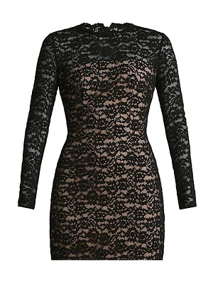 Lace Body-Con Minidress