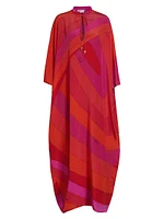 Silk Crepe de Chine Kaftan