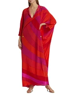 Silk Crepe de Chine Kaftan