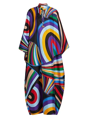 Silk Twill Kaftan